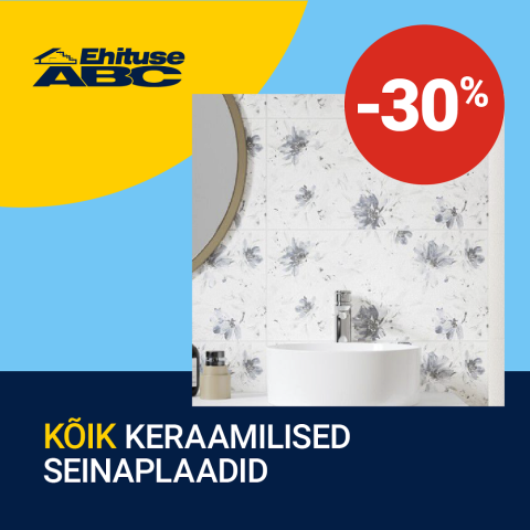 Kõik keraamilised seinaplaadid -30%